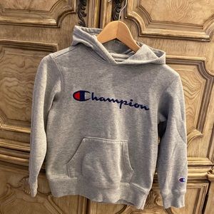 Boys Embroidered Champion Hoodie Sweatshirt